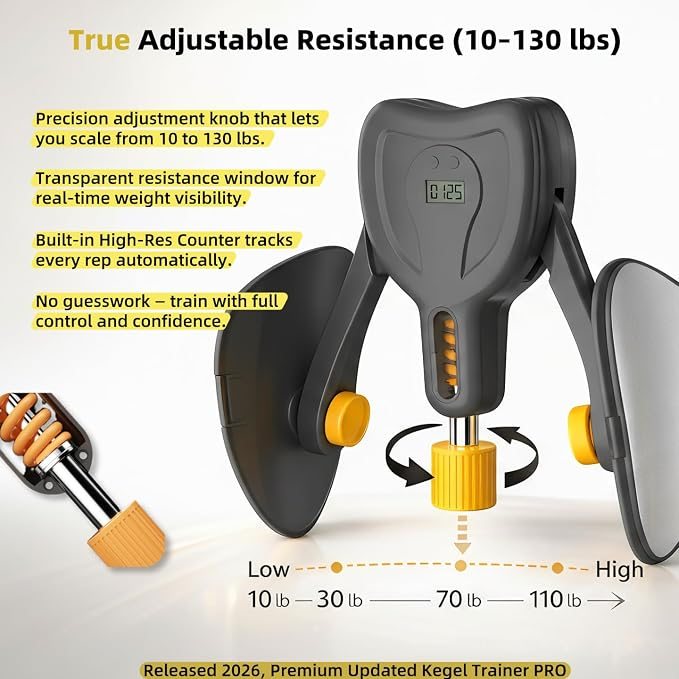 Kolečko nastavení odporu Kegel Trainer PRO, od 10 do 130 liber